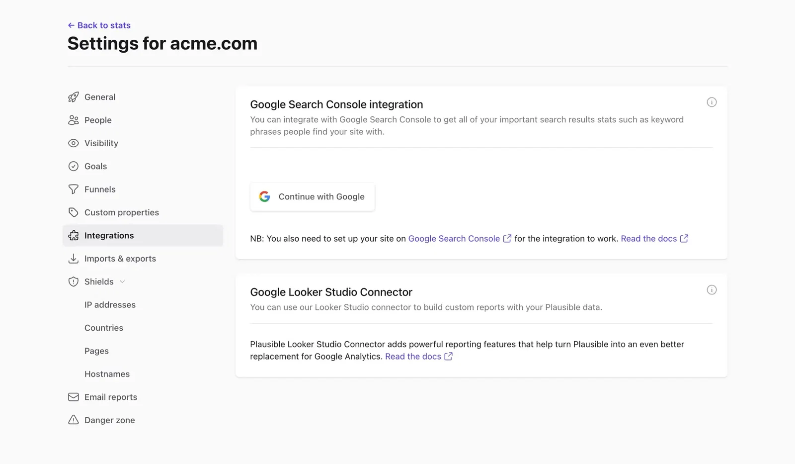 Continue with Google